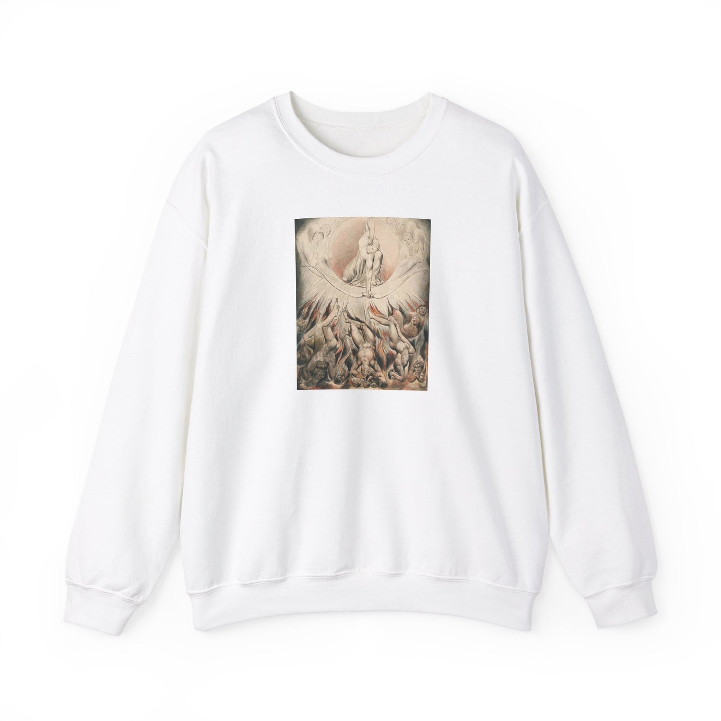 William Blake's Routing of the Fallen Angels Crewneck Sweatshirt