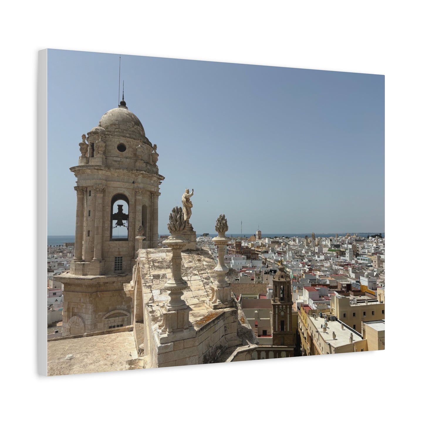 Cádiz Skyline in Andalusia, Spain Matte Canvas Print