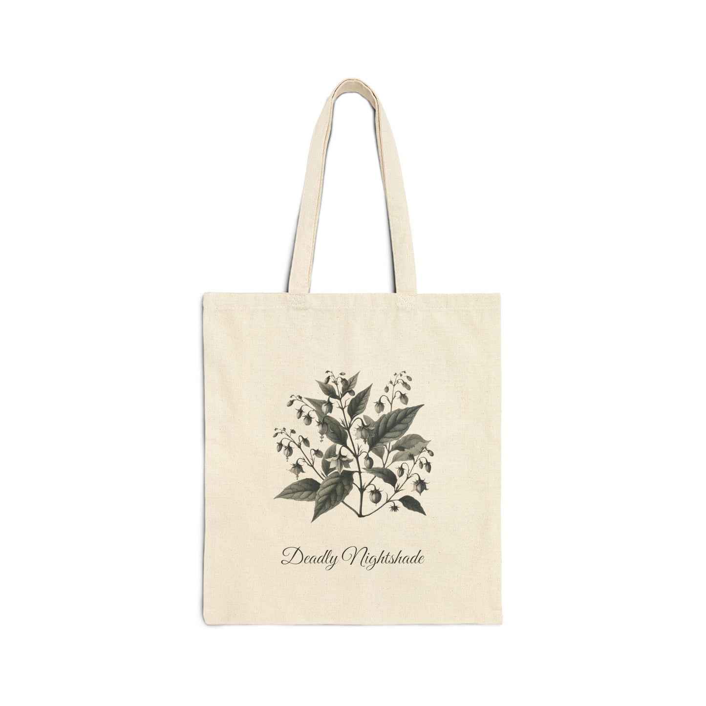 Deadly Nightshade (Atropa belladonna) Canvas Tote Bag