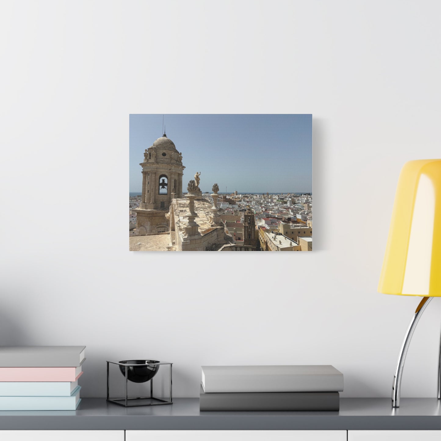 Cádiz Skyline in Andalusia, Spain Matte Canvas Print