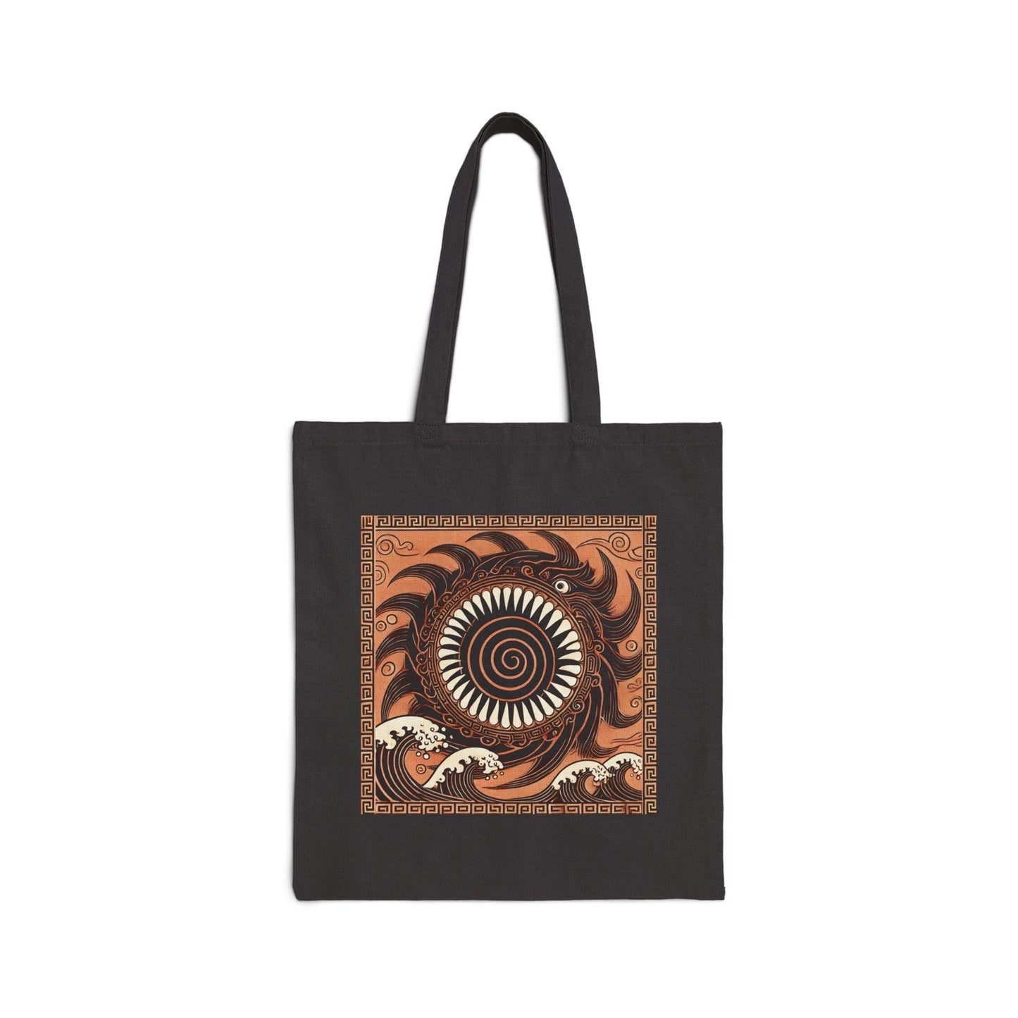 Charybdis' Spiraling Abyss Canvas Tote Bag