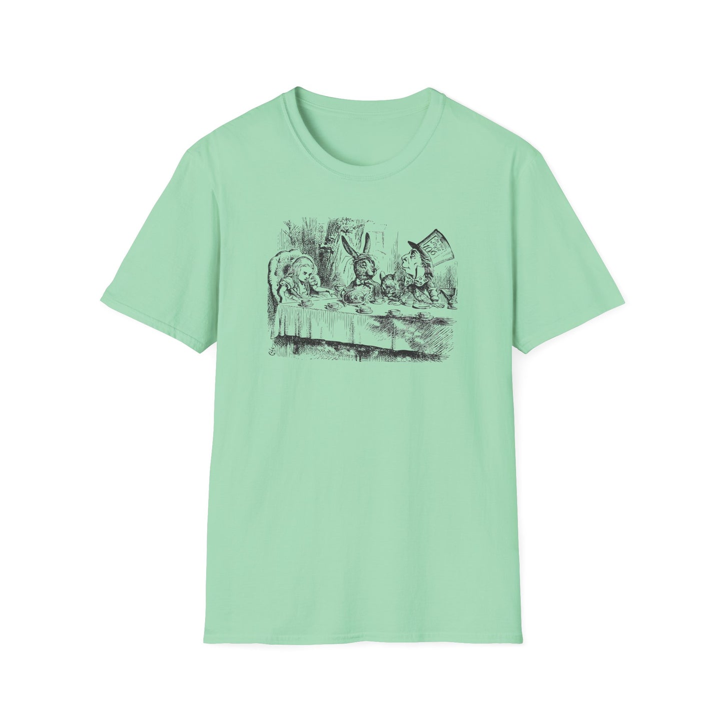 Mad Tea Party, Alice in Wonderland Crewneck T-Shirt