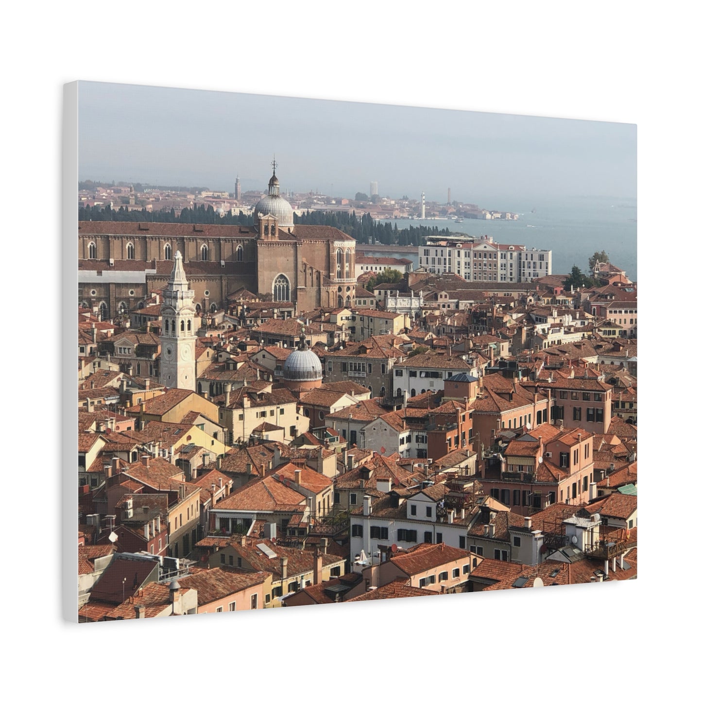 Venetian Cityscape Matte Canvas Print