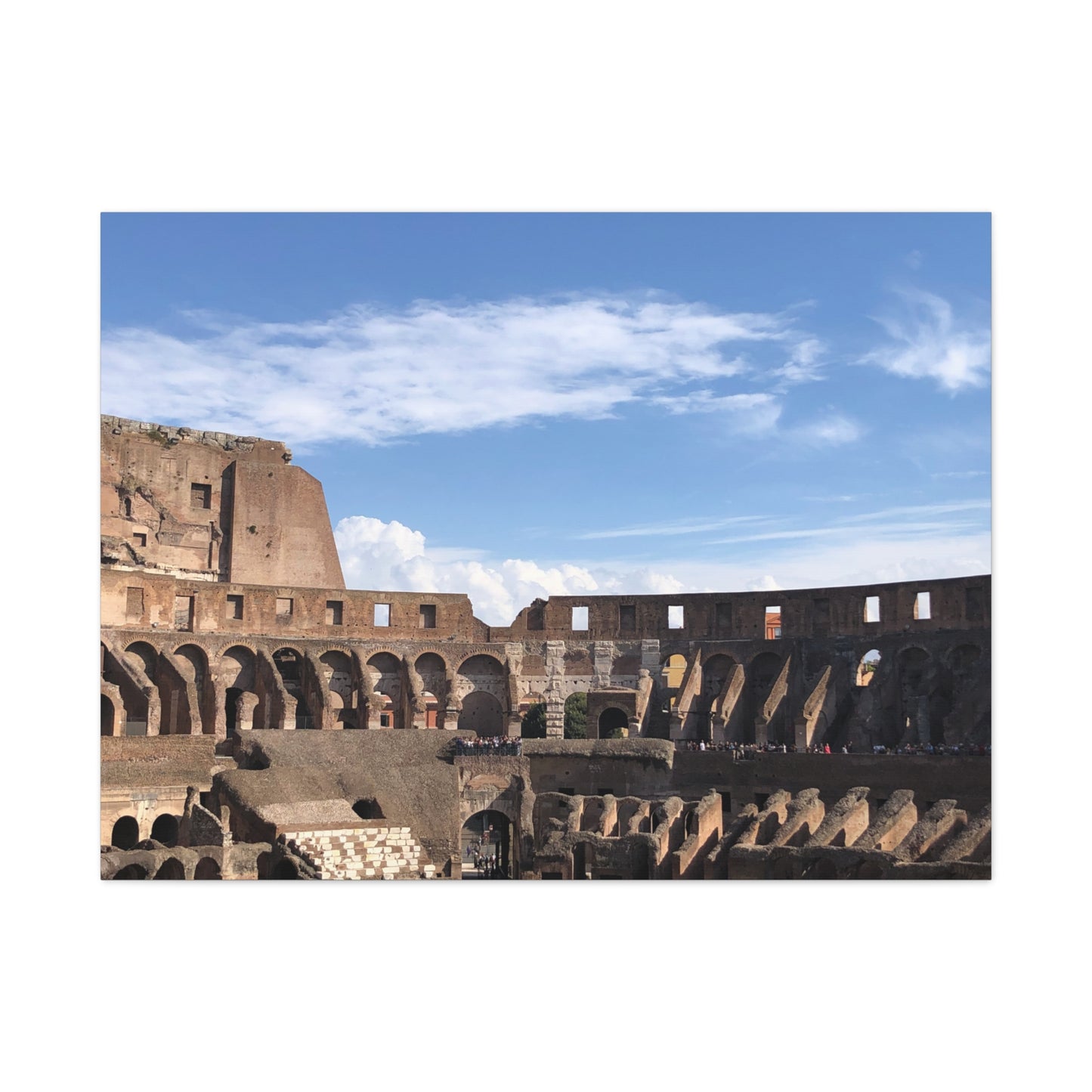 Colosseum in Rome, Italy Matte Canvas Print