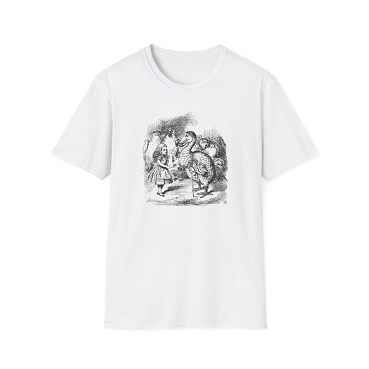 Alice and the Dodo, Alice in Wonderland Crewneck T-Shirt