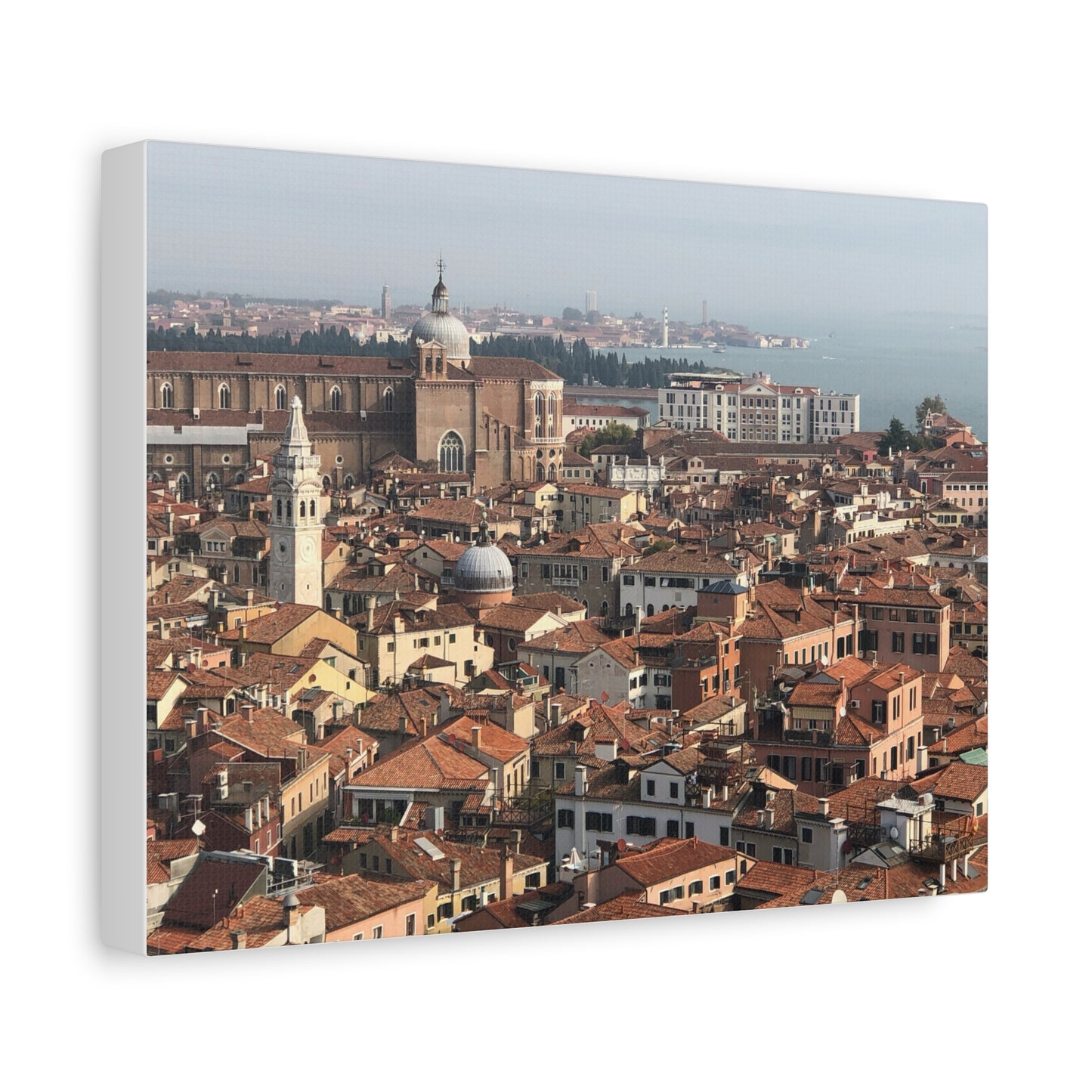 Venetian Cityscape Matte Canvas Print