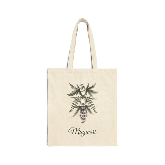 Mugwort (Artemisia vulgaris) Canvas Tote Bag